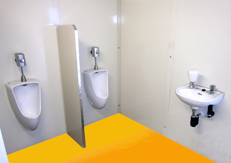 トイレブース｜仮設トイレ｜グランド産業株式会社では、さまざまな仮設資材のレンタル、販売を行っています。